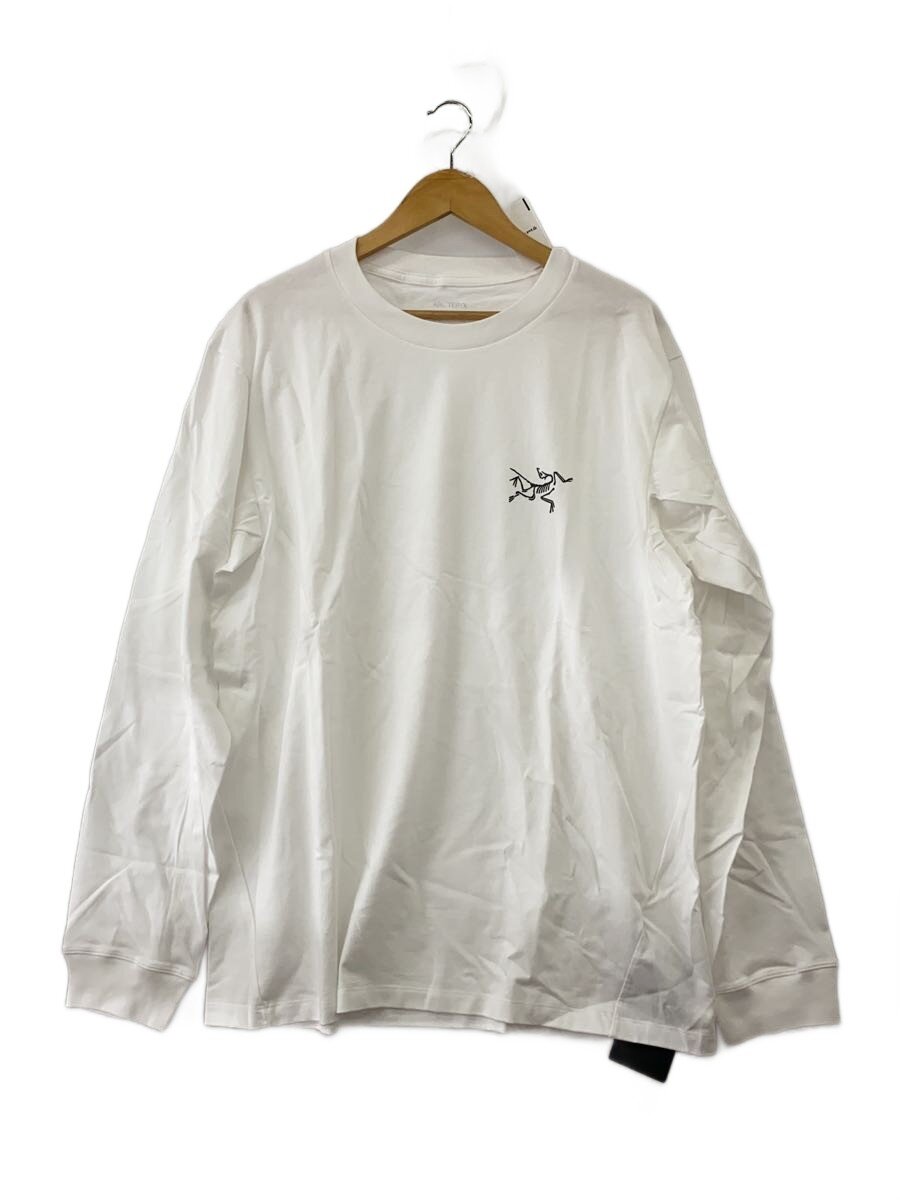 【中古】ARC’TERYX◆Kragg Cotton/長袖ティーシャツ/L/綿織物/WHT/x000009714//【メンズウェア】