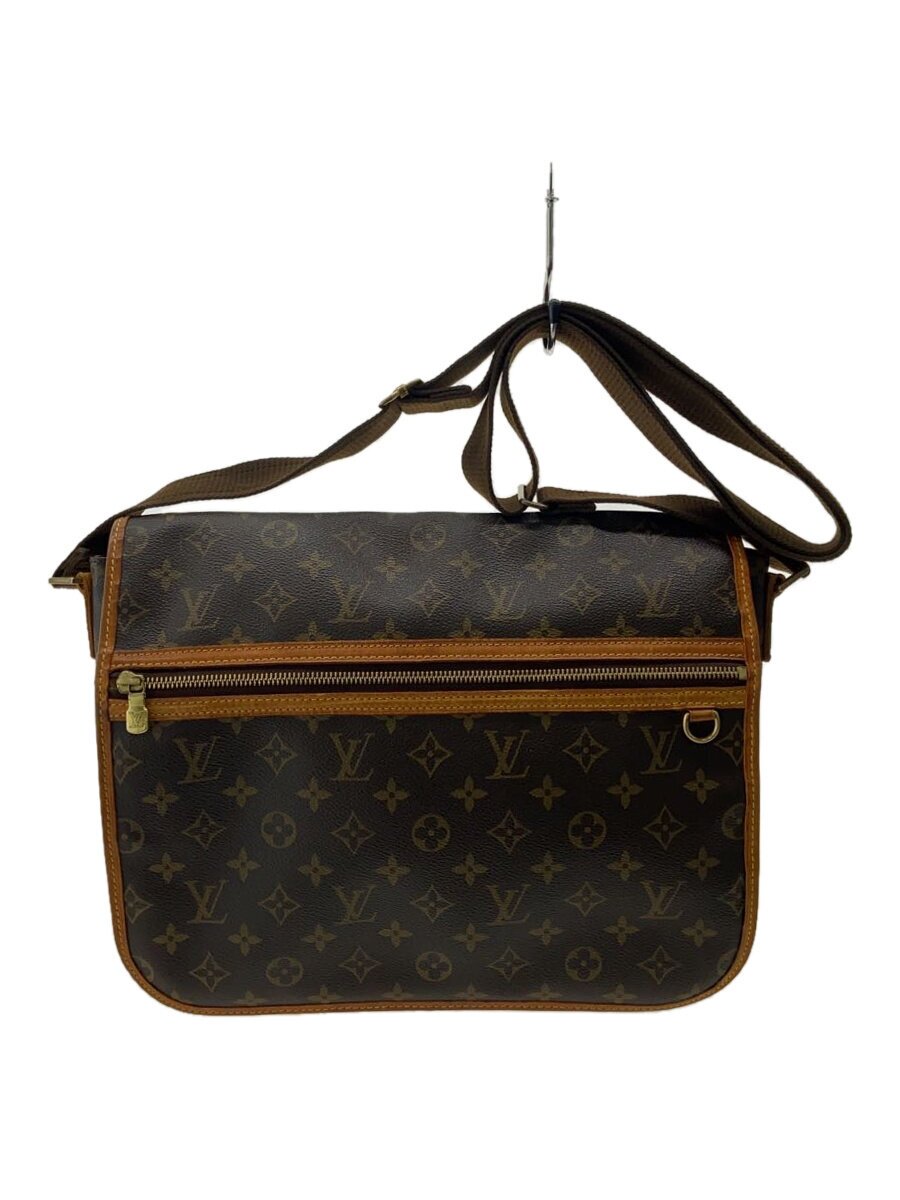 【中古】LOUIS VUITTON◆伝達人GM・ボスフォール_モノグラム・帆布/PVC/BRW【御徒面子】