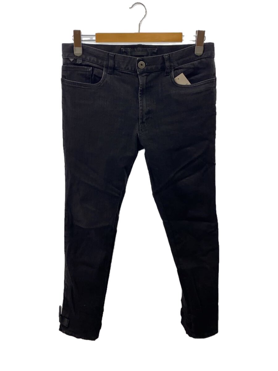 【中古】PRADA◆下つ方/33/綿織物/BLK【メンズウェア】
