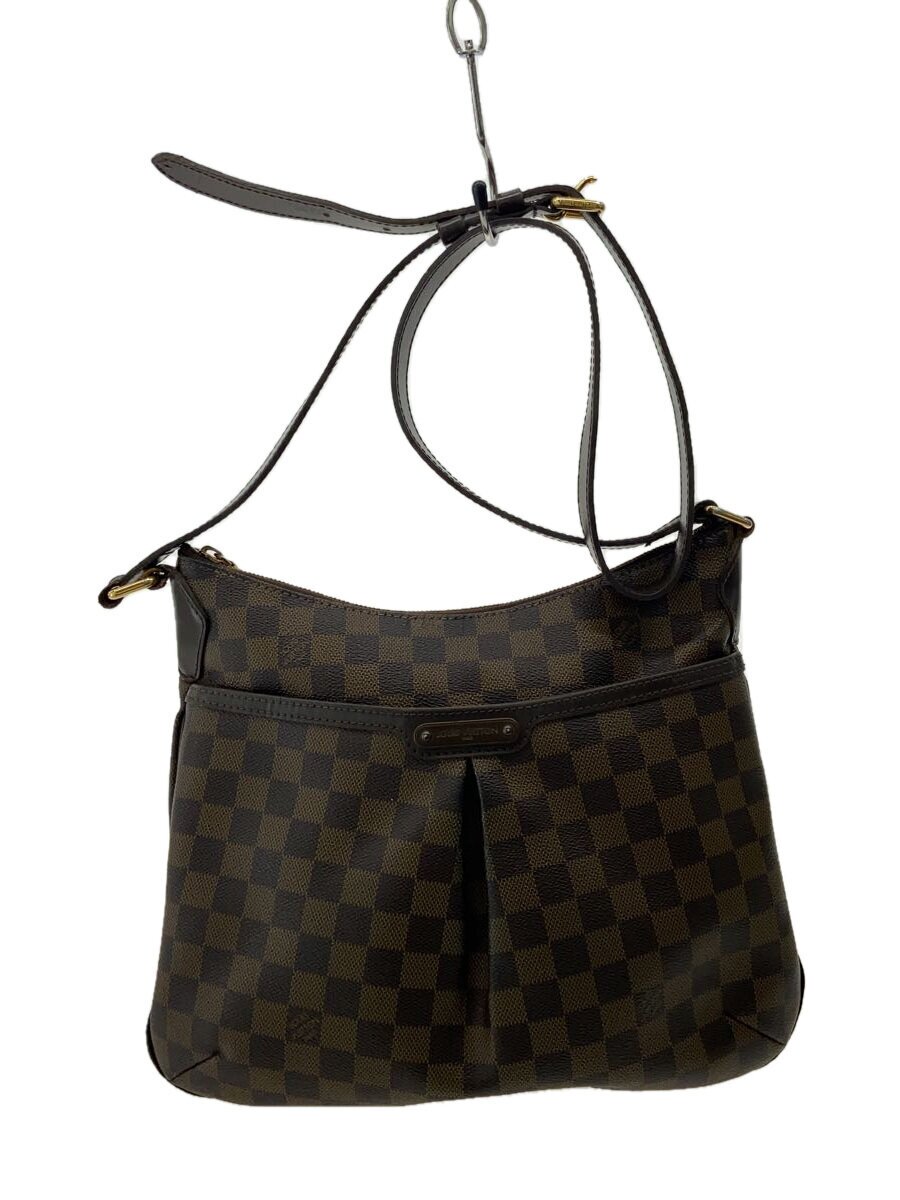 【中古】LOUIS VUITTON◆ブルームズベリPM_ダミエ・エベヌ/PVC/BRW/総柄【御徒面子】