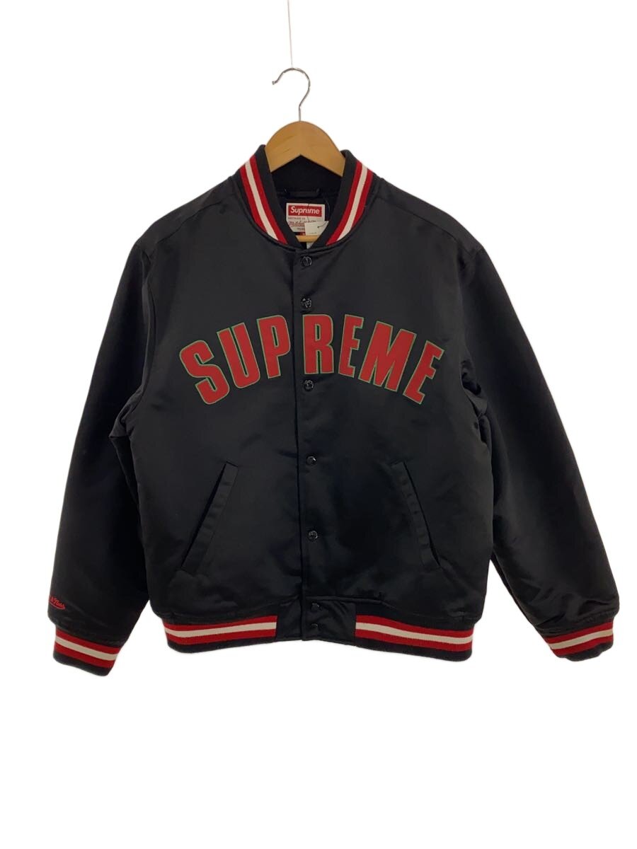 【中古】Supreme◆Satin Varsity Jacket/スタジャン/M/ポリエステル/BLK//【メンズウェア】|2nd STREET 店