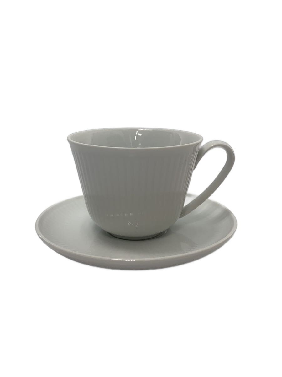 【中古】ROYAL COPENHAGEN◆カップ&ソーサー/2点セット/WHT【キッチン用品】