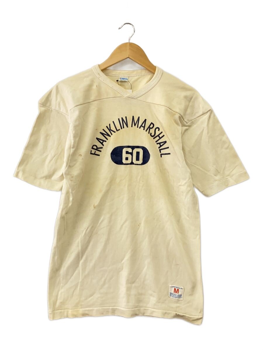 【中古】Champion◆40s/フットボールTシャツ/M/コットン/WHT【メンズウェア】|2nd STREET 店