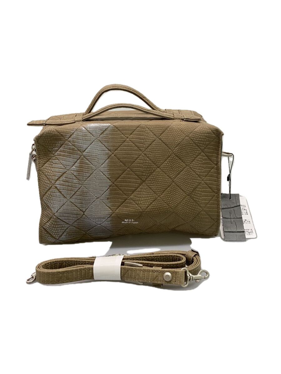 【中古】M.U.L.◆ハンドバッグ/レザー/GRY/MUL126【バッグ】|2nd STREET 店