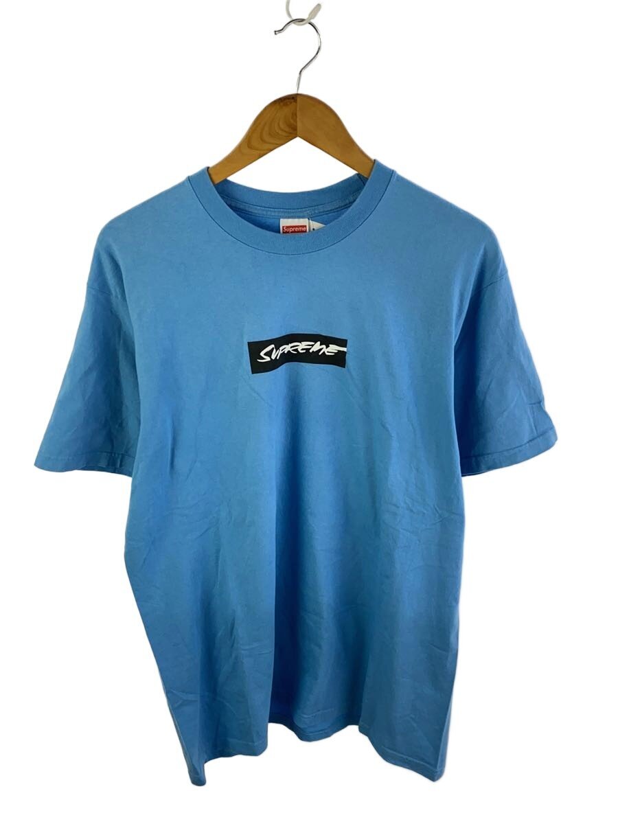 【中古】Supreme◆24SS/Futura Box Logo Tee/プルオーバー/L/綿織物/BLU/刷り上げる【メンズウェア】
