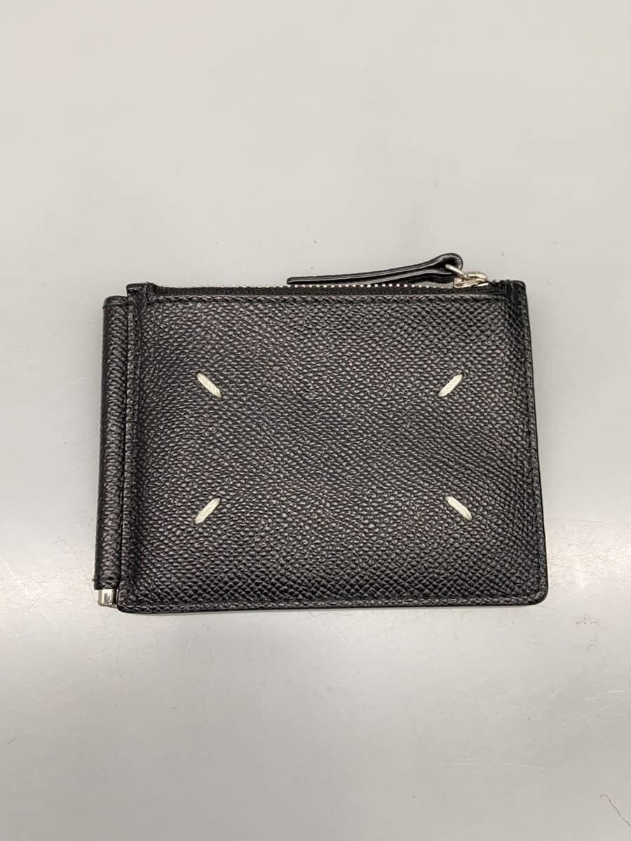 【中古】Maison Margiela◆2つ折り金入れ/なめし革/BLK/メンズ/SA1UI0018 P4745 T8013【服飾雑貨他】