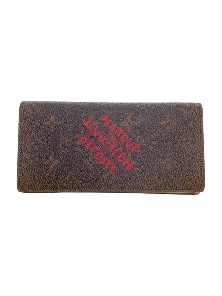 【中古】LOUIS VUITTON◆長財布/レザー/BRW/モノグラム/レディース/M11706【服飾雑貨他】