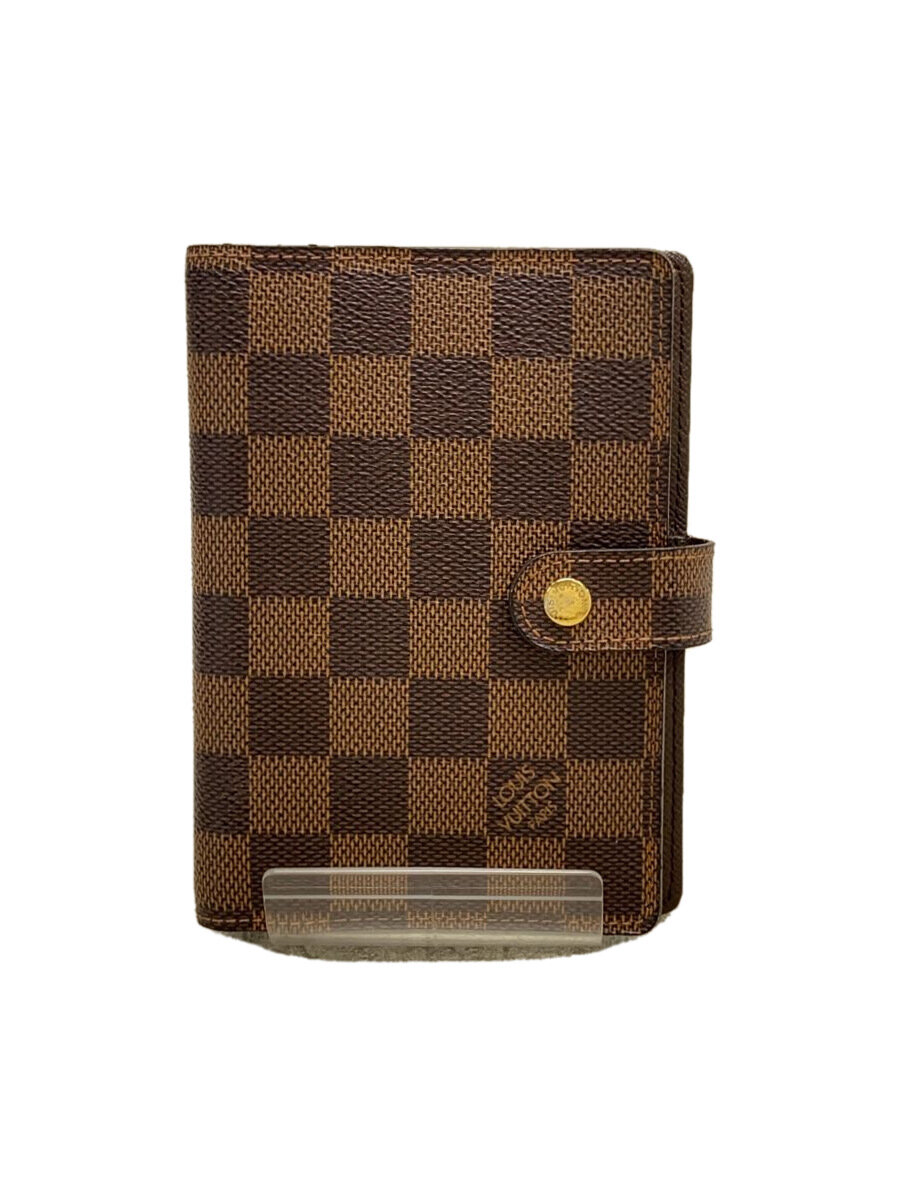【中古】LOUIS VUITTON◆アジェンダPM_ダミエ・エベヌ_BRW/レザー/BRW/レディース//【服飾雑貨他】｜2ｎｄ STREET 店