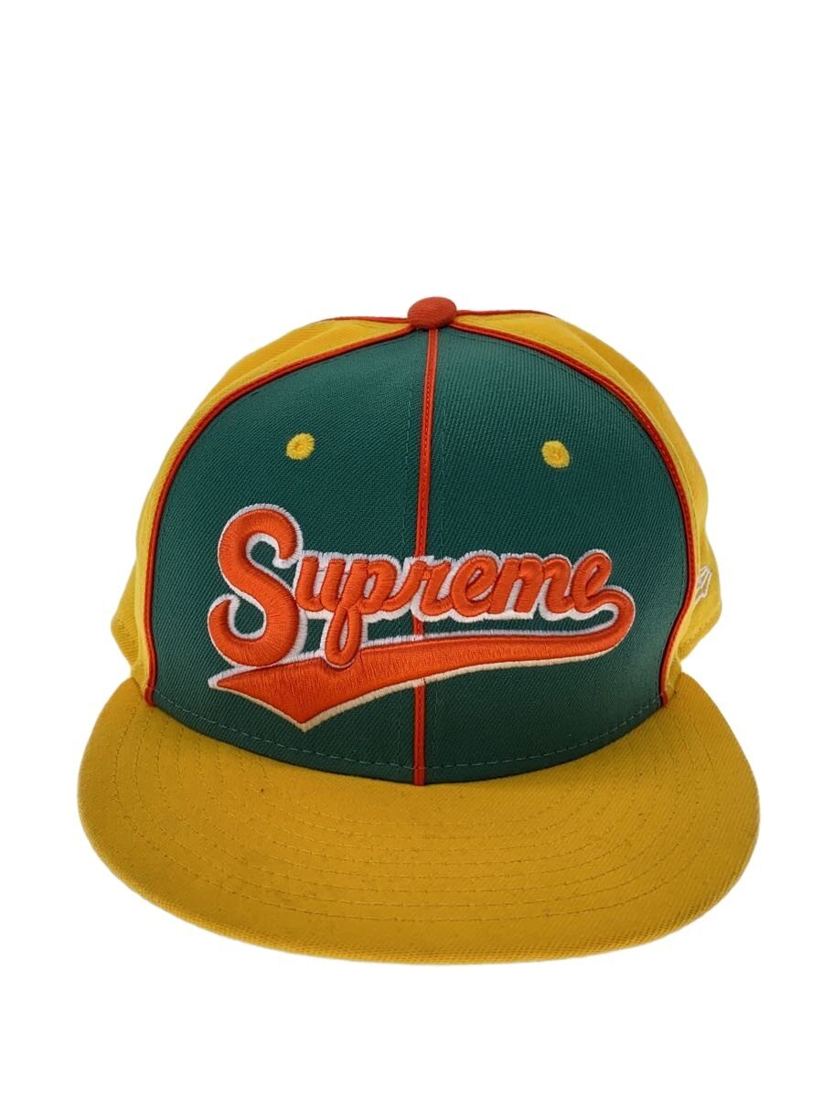 【中古】NEW ERA◆25SS/Piping Script Logo New Era/旗がしら/7 1/2/ポリエステル/YLW/メンズ【服飾雑貨他】