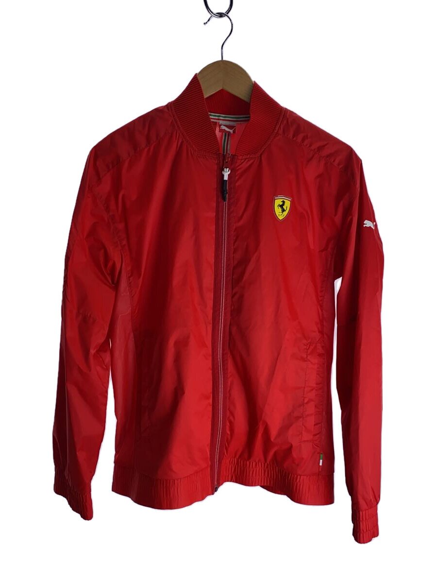 【中古】PUMA◆スポーツウェアー/S/レッド/761556/SSCUDERIA FERRARI/ナイロンジャケット【スポーツ】