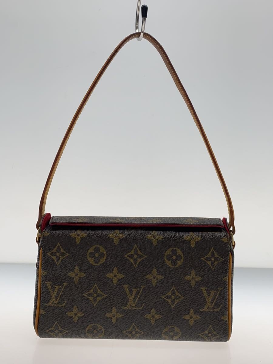 【中古】LOUIS VUITTON◆レシタル_モノグラム・帆布/PVC/BRW/M51900//【御徒面子】