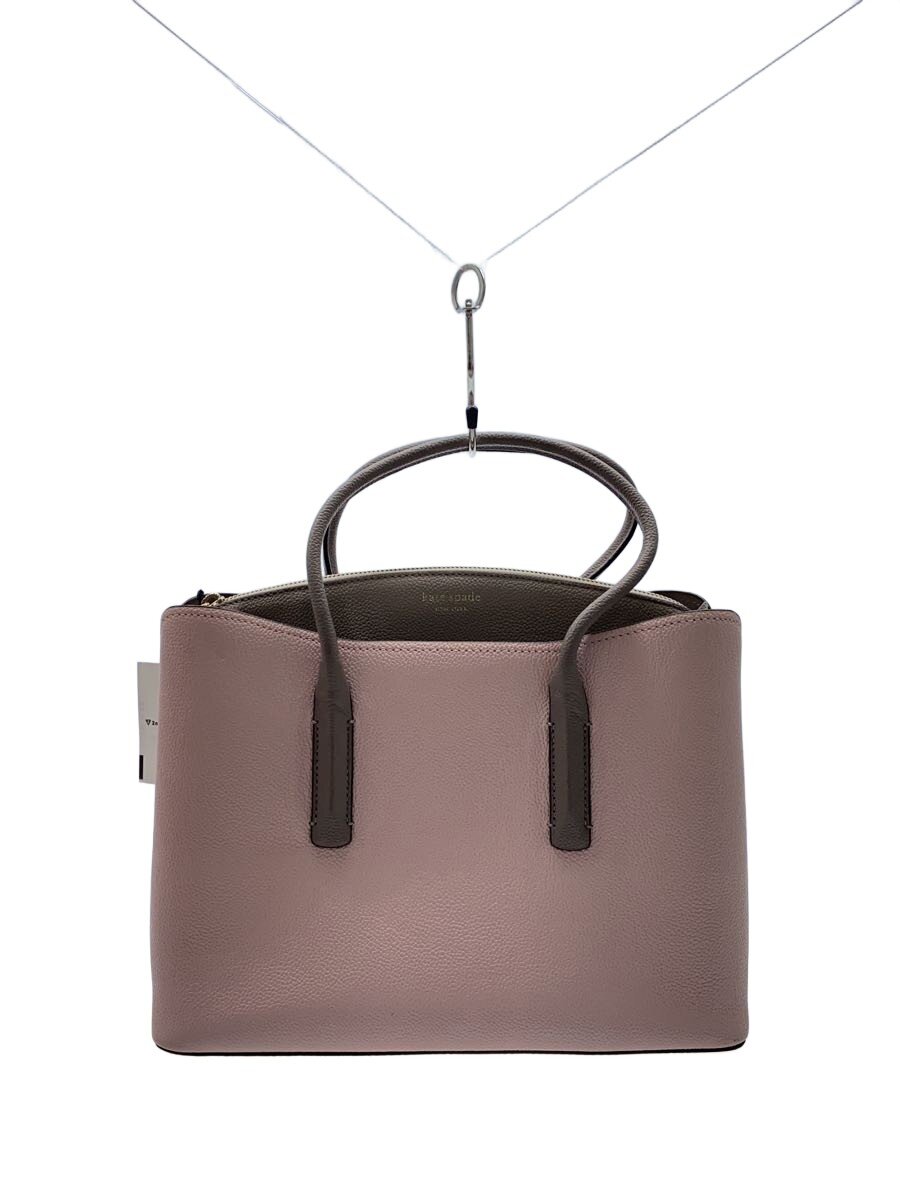 【中古】kate spade new york◆トートバッグ/なめし革/サクラ色/pxrua160【御徒面子】