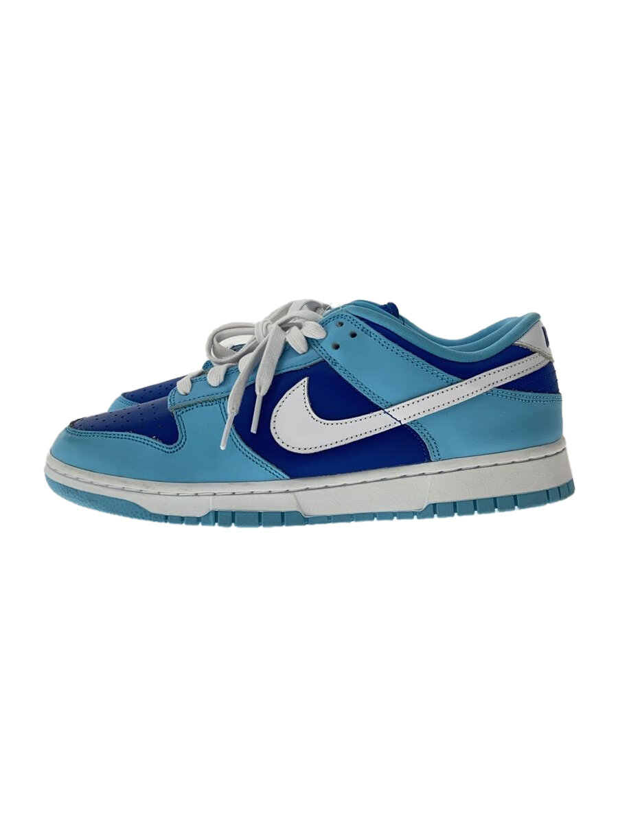 【中古】NIKE◆DUNK LOW RETRO QS_ダンク 置き目 レトロ クイック表現スタイル/27.5糎/BLU【シューズ】