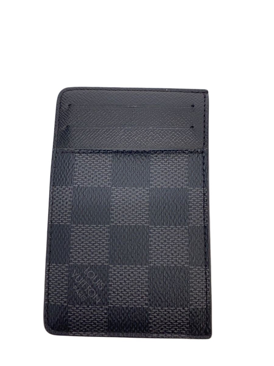 【中古】LOUIS VUITTON◆ネオ・ポルトカルト_ダミエ・グラフィット/--/BLK/総柄/メンズ【服飾雑貨他】
