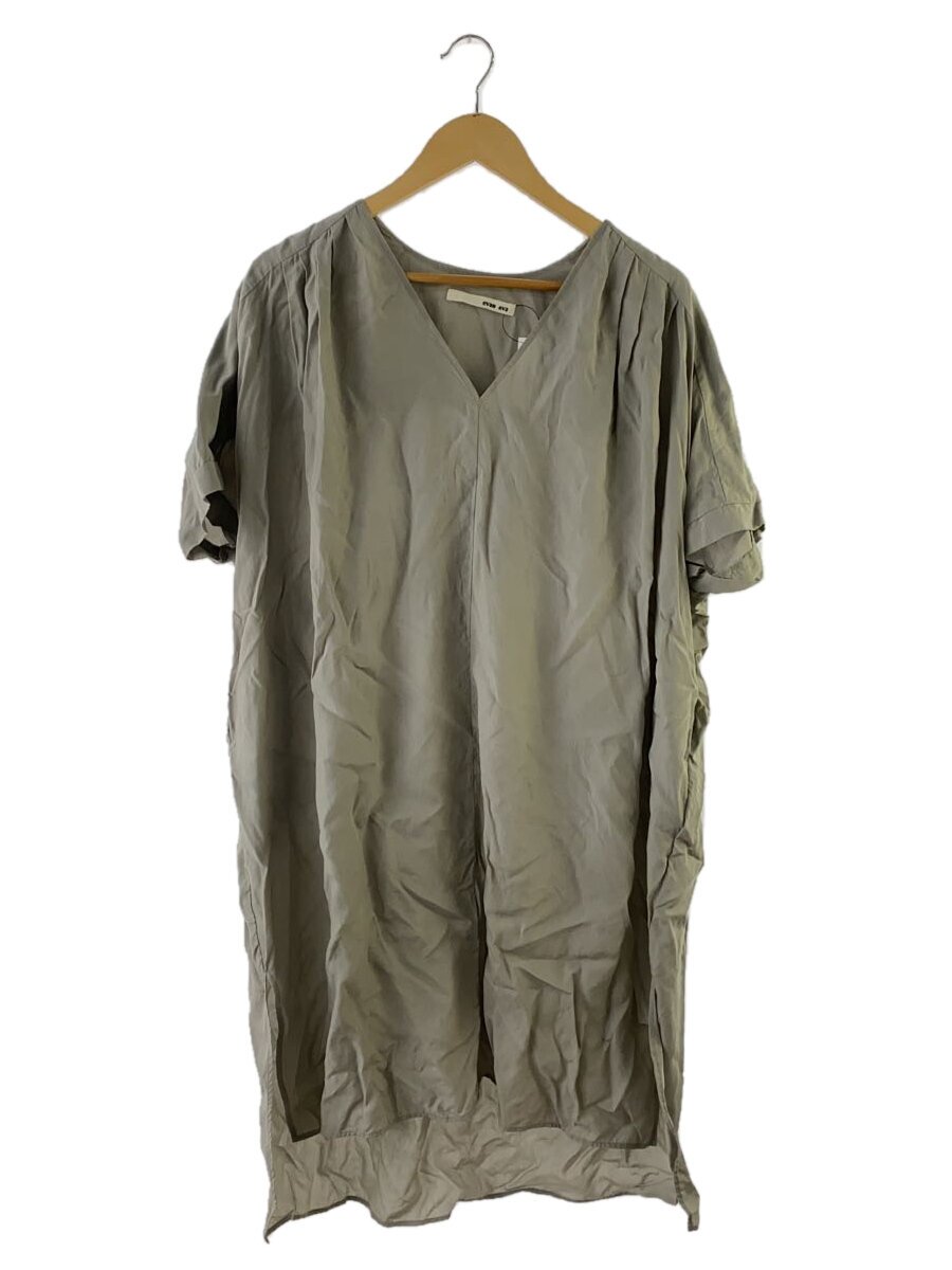 【中古】evam eva◆cupro poncho/半袖衣裳/FREE/キュプラ/GRY【レディース御召しもの】