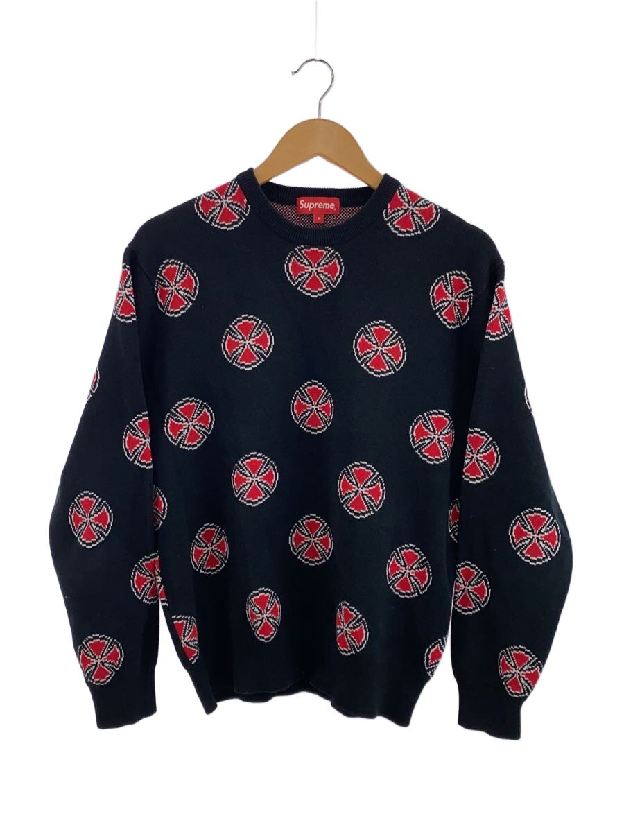 【中古】Supreme◆15AW/independent crosses sweater/M/コットン/BLK/総柄【メンズウェア】｜2ｎｄ STREET 店 14,731円