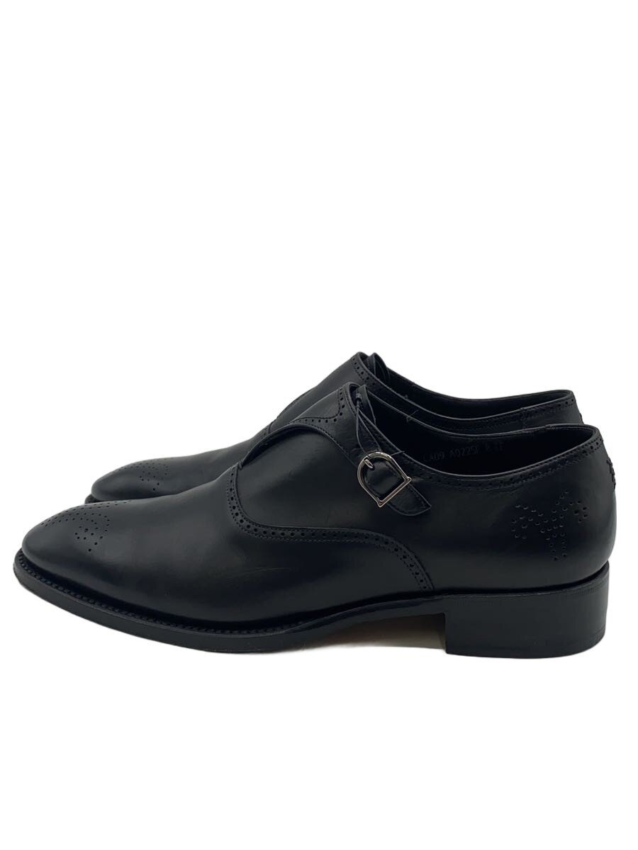 【中古】Ermenegildo Zegna◆XXX Couture・シングルモンクシューズ/US8/BLK/なめし革/A0225F//【シューズ】