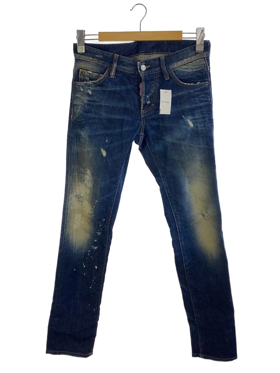 【中古】DSQUARED2◆13FW/Slim Jean/スキニーパンツ/42/綿織物/インディゴ/S71天使の都市0680【メンズウェア】