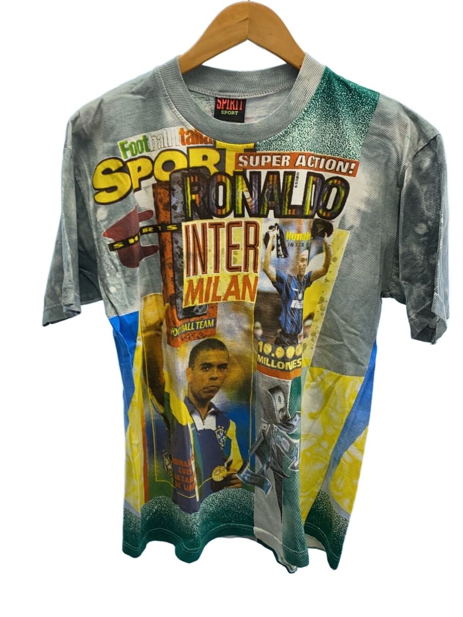 【中古】SPIRIT SPORT/Ronald/Intel Milano/Tシャツ/サッカー/マルチカラー/総柄【メンズウェア】｜2ｎｄ STREET 店