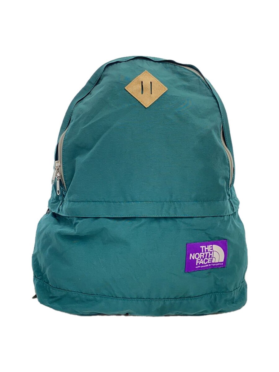【中古】THE NORTH FACE PURPLE LABEL◆背嚢/綿織物/GRN/無地/NN7201N【御徒面子】