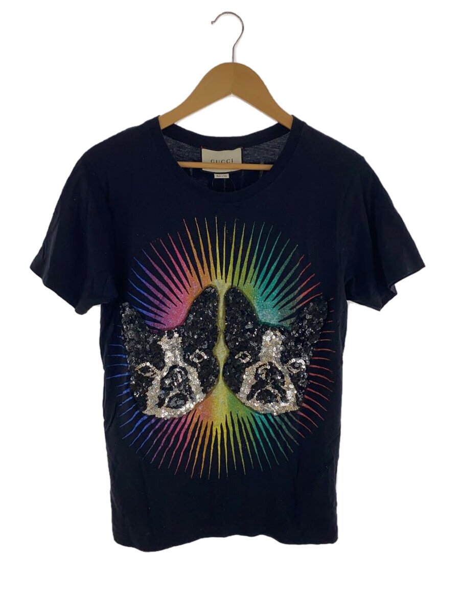 【中古】GUCCI◆プルオーバー/XXS/綿織物/BLK/492347-X9Y39【レディースお召しもの】