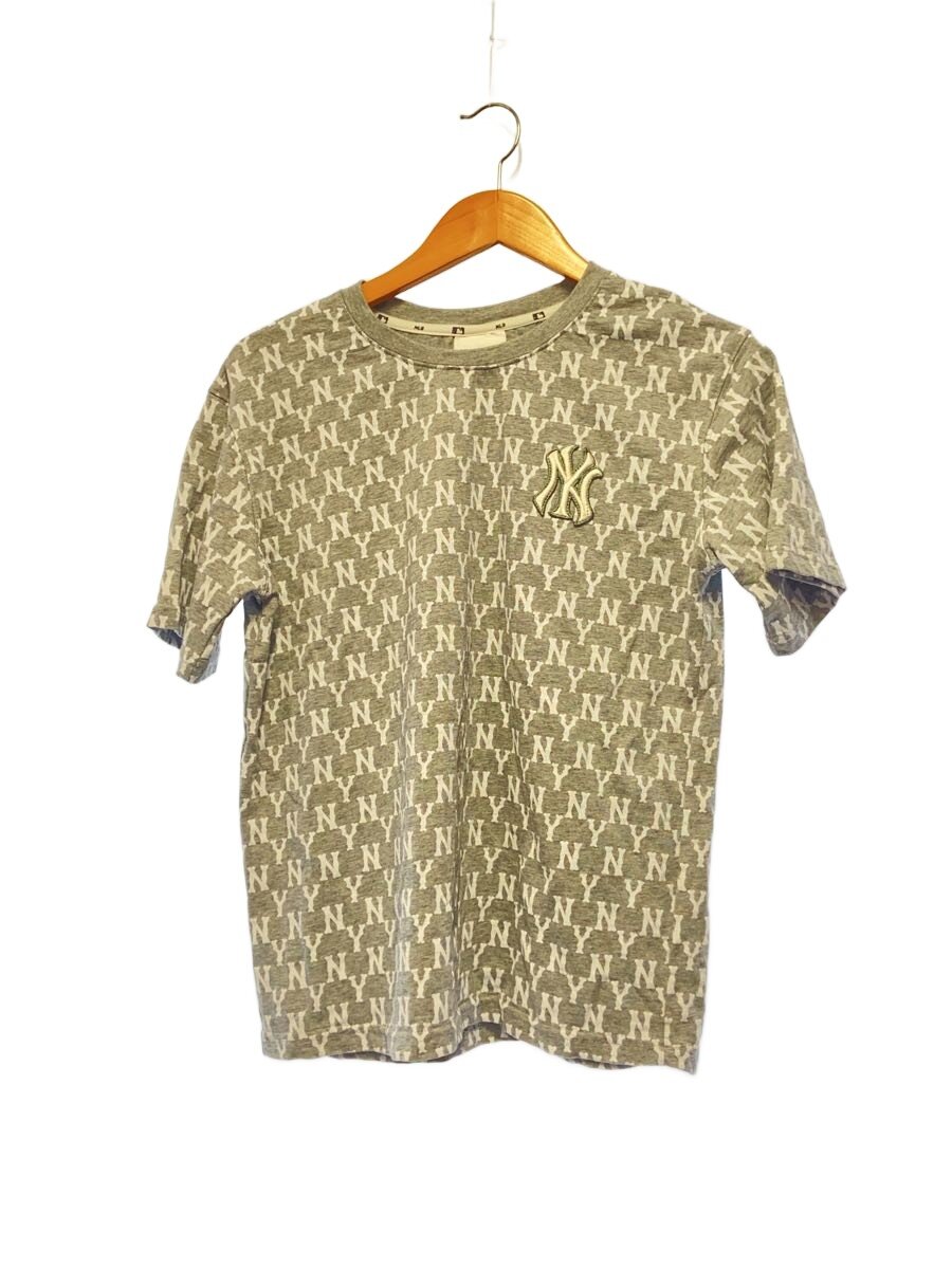 【中古】MLB◆モノグラム/NY/プルオーバー/XS/綿織物/GRY//【メンズウェア】
