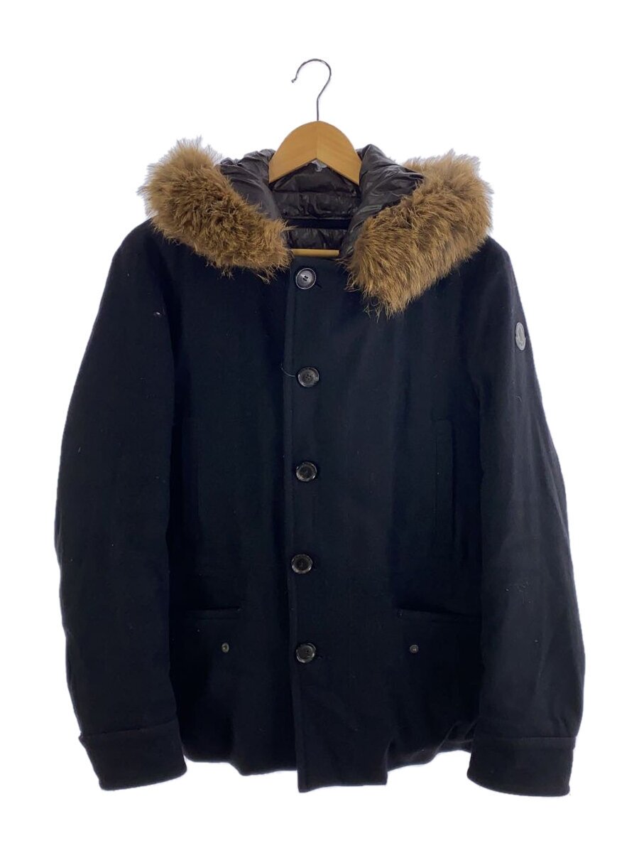 【中古】MONCLER◆OREGON/ファーフード/ダウンジャケット/1/ウール/ブラック/820-091-41337-97 54124【メンズウェア】｜2ｎｄ STREET 店