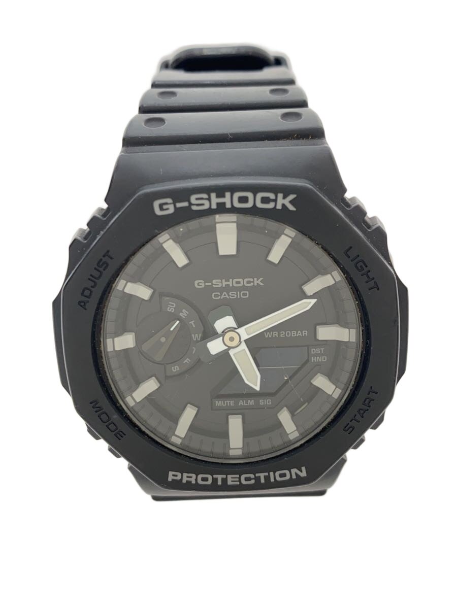 【中古】CASIO◆石英ウオッチ・G-SHOCK/デジアナ/BLK/BLK【服飾雑貨他】