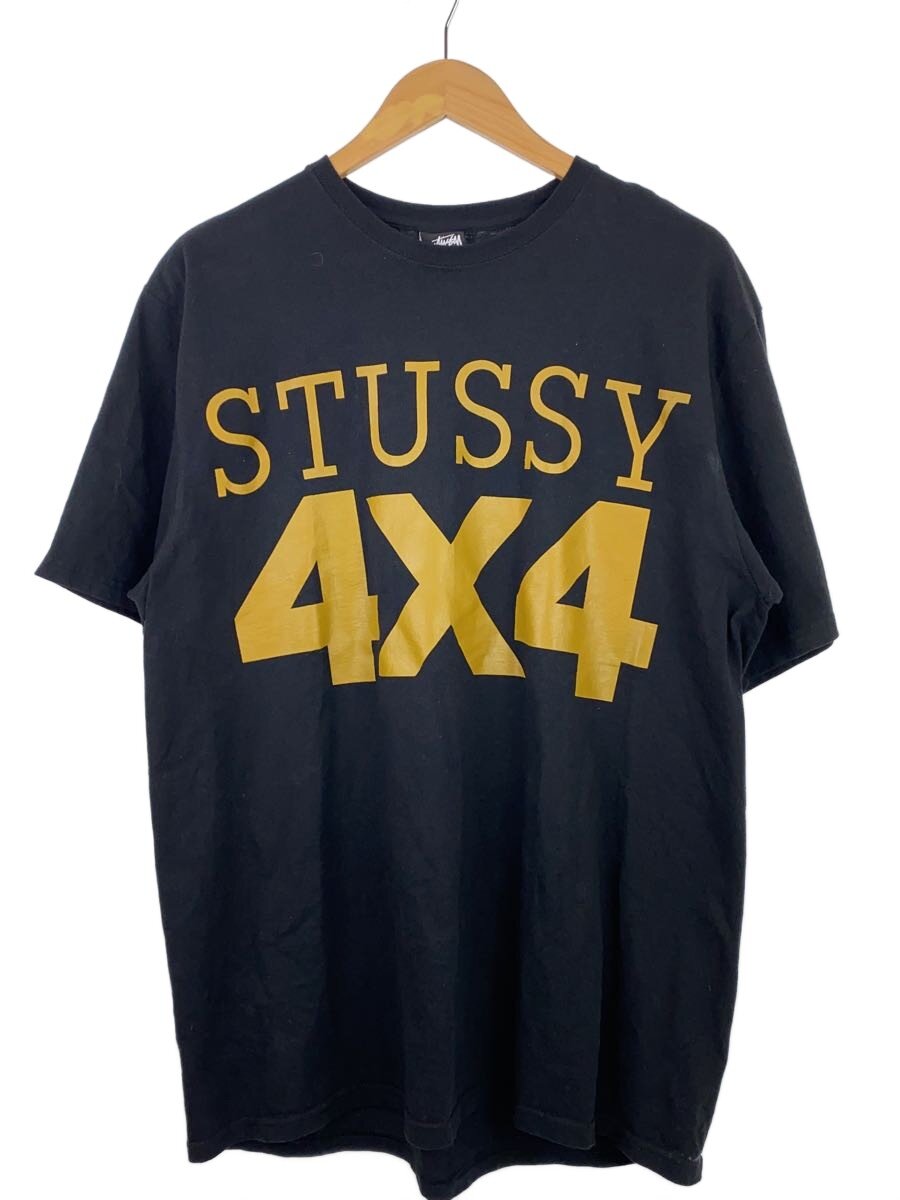 【中古】STUSSY◆プルオーバー/L/綿織物/BLK【メンズウェア】