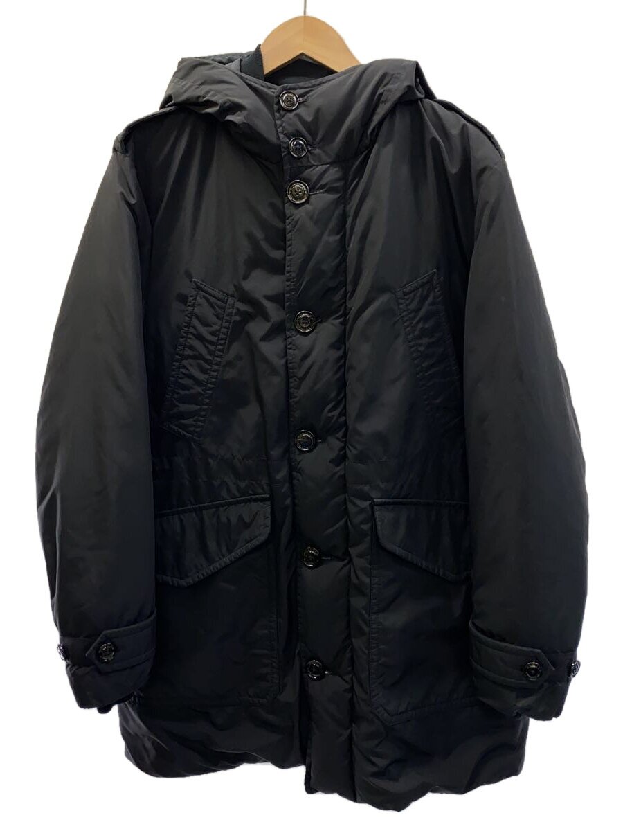 【中古】MONCLER◆RAINIER GIUBBOTTO/落ちこむ上衣/3/ナイロン/BLK/無地【メンズウェア】