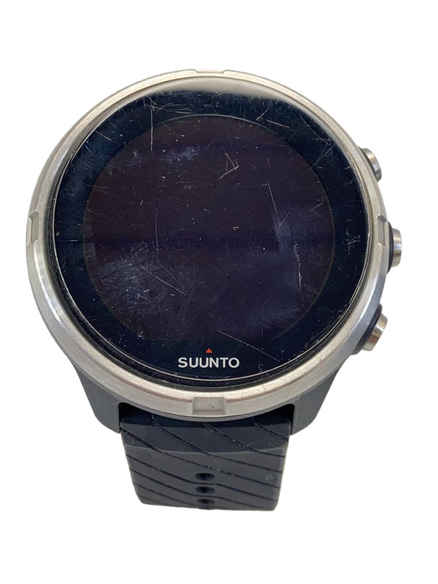 【中古】SUUNTO◆スマートウォッチ/デジタル/天然ゴム/BLK/BLK/OW183【服飾雑貨他】