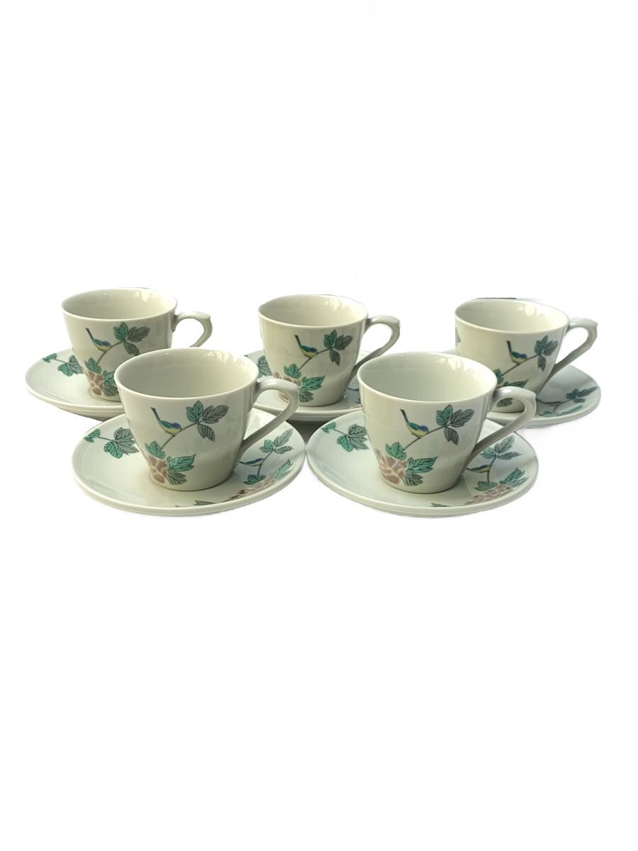 【中古】九谷焼◆小鳥/カップ&ソーサー【キッチン用品】