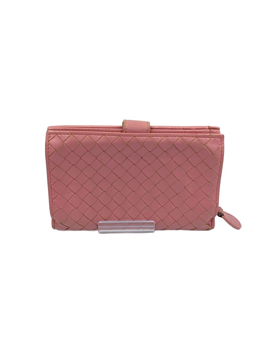 【中古】BOTTEGA VENETA◆2つ折り財布/レザー/PNK/レディース【服飾雑貨他】｜2ｎｄ STREET 店