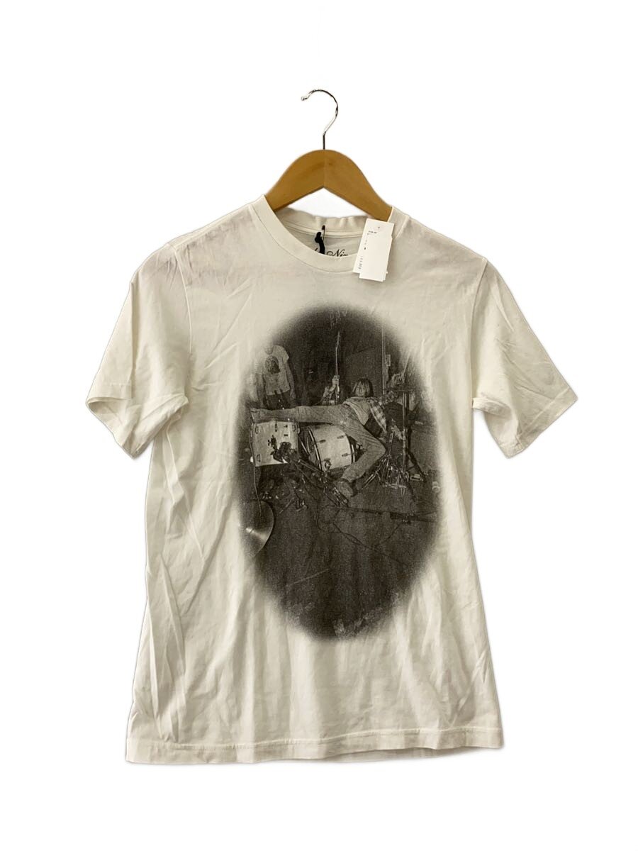 【中古】NUMBER (N)INE◆09AW/アーカイブ/A CLOSED FEELING期/Kurt Cobain/プルオーバー/2/綿織物/WHT【メンズウェア】
