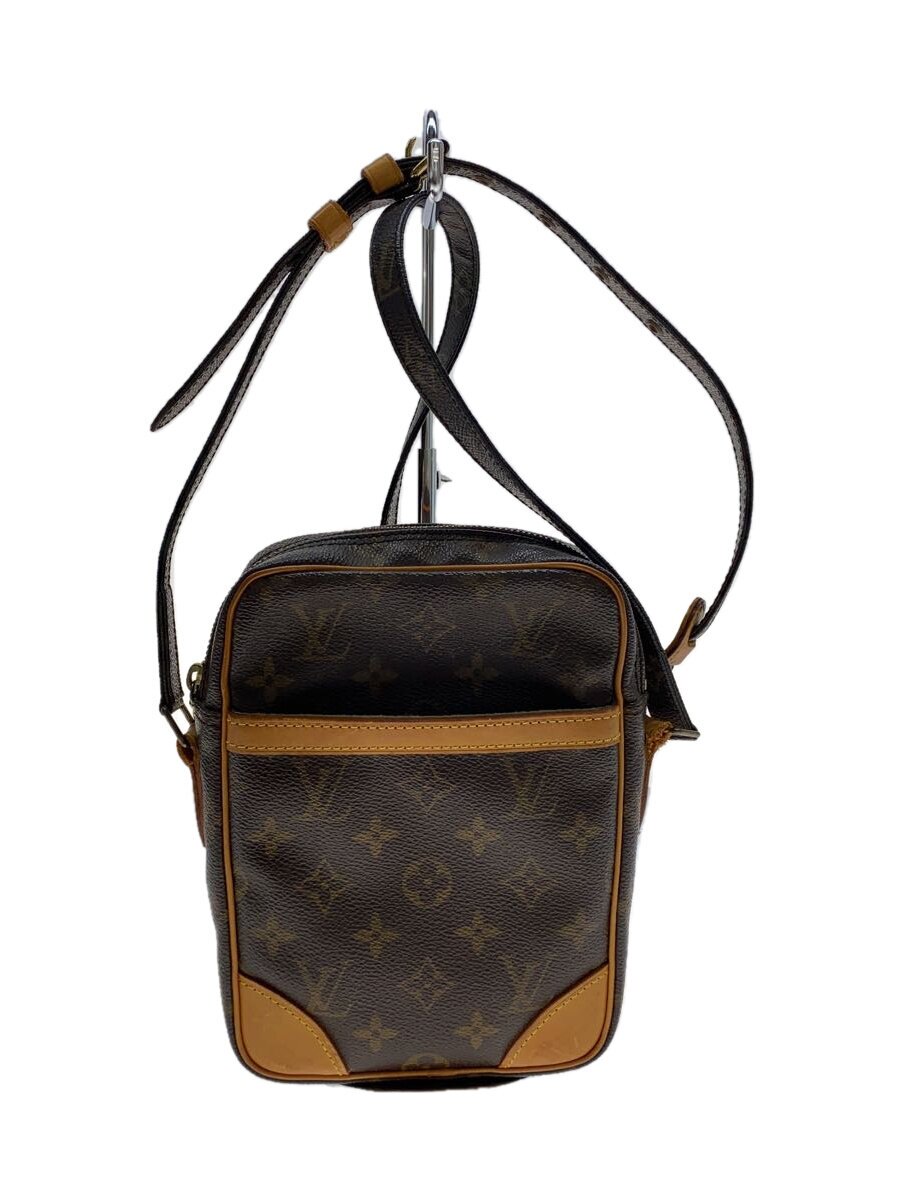 【中古】LOUIS VUITTON◆2)ダヌーブ_モノグラム・帆布_BRW/PVC/BRW【御徒面子】