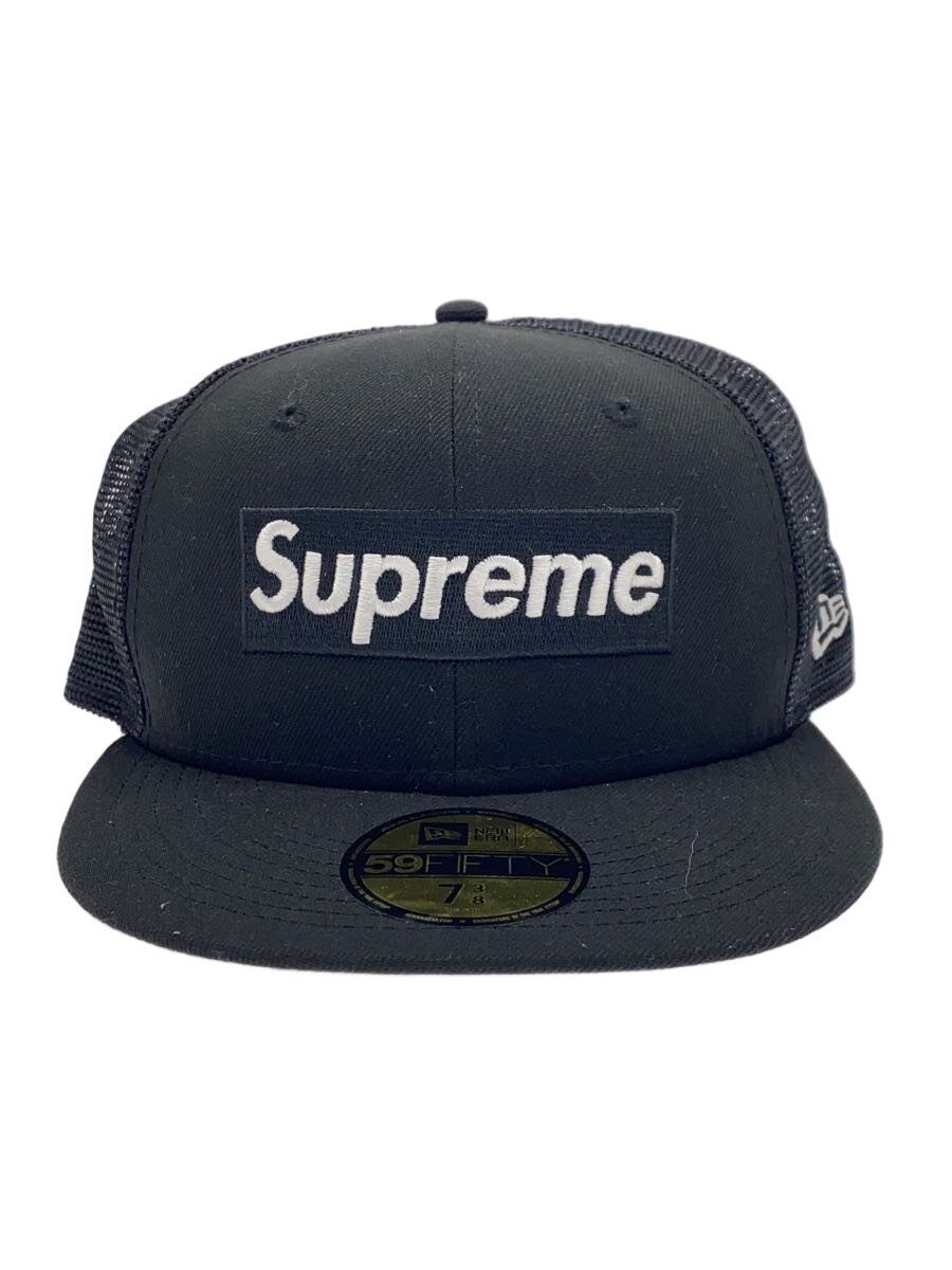 【中古】Supreme◆BOX LOGO MESH/メッシュ鳥打ち帽/7 3/8/BLK/メンズ/G2703132022//【服飾雑貨他】
