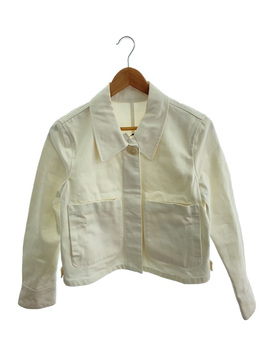 【中古】EMPORIO ARMANI◆上衣/40/綿織物/WHT【レディース御召しもの】