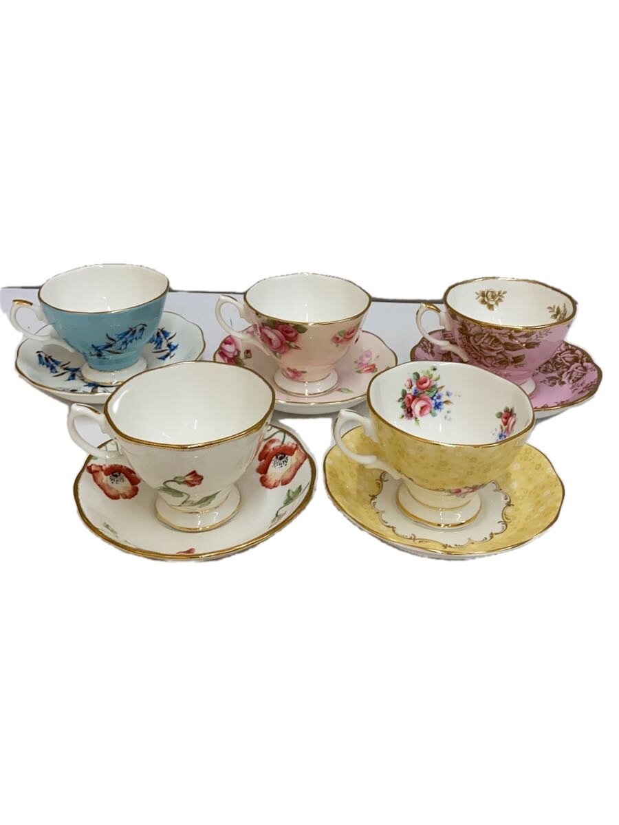 【中古】Royal Albert◆カップ&ソーサー/5点セット/1950-90【キッチン用品】 19,712円