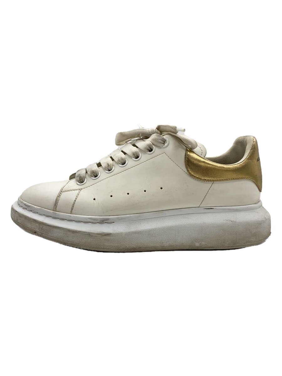 【中古】Alexander McQueen◆Oversized Sneaker/ローカットスニーカー/43/WHT/なめし革/441631【シューズ】