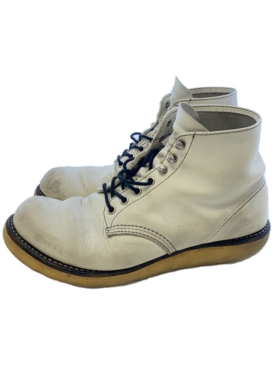【中古】RED WING◆レースアップブーツ/US8.5/WHT/レザー/8873【シューズ】｜2ｎｄ STREET 店 16,315円
