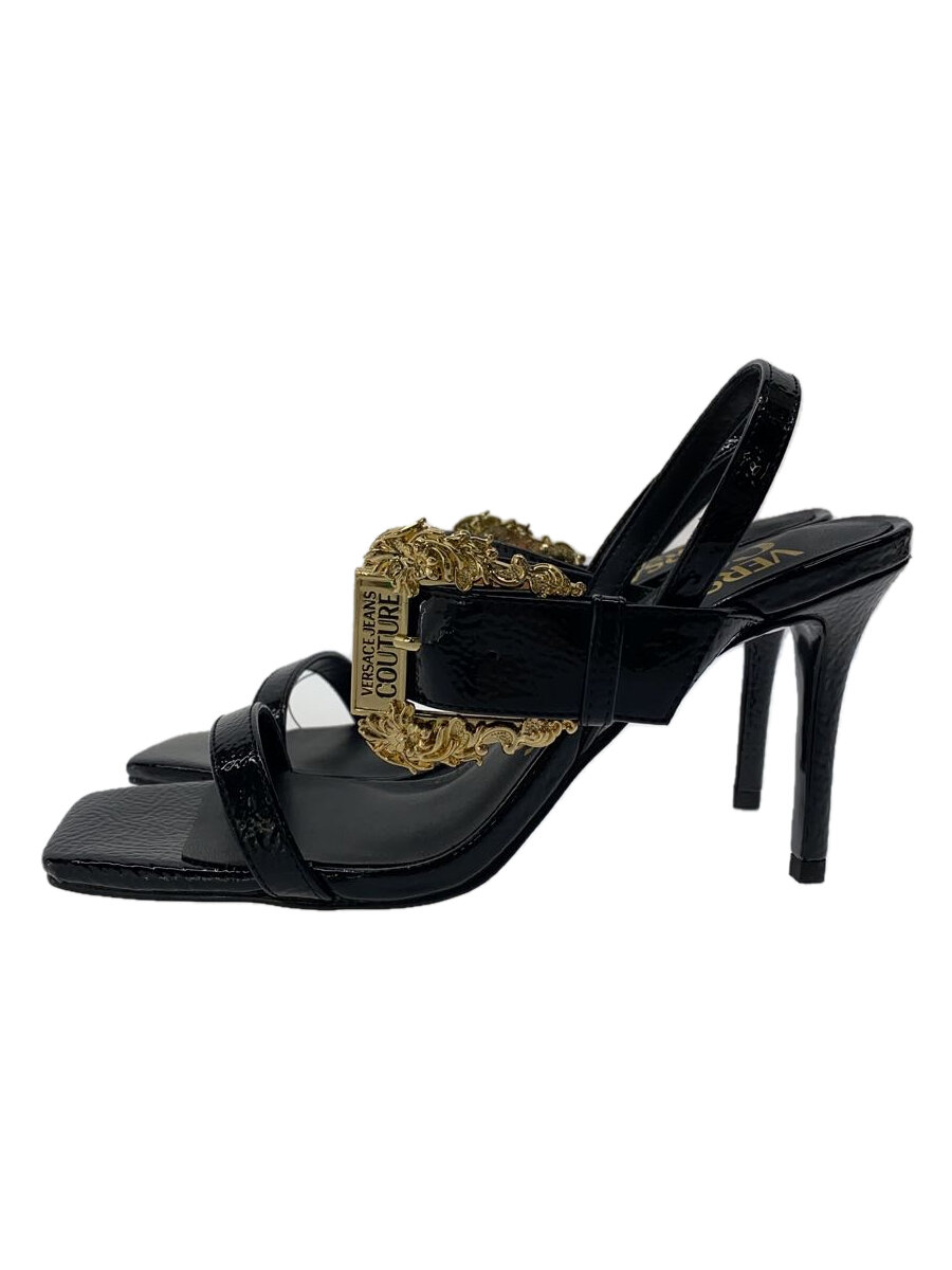 【中古】VERSACE JEANS COUTURE◆ピンヒールパンプス/35/BLK/エナメル【シューズ】｜2ｎｄ STREET 店