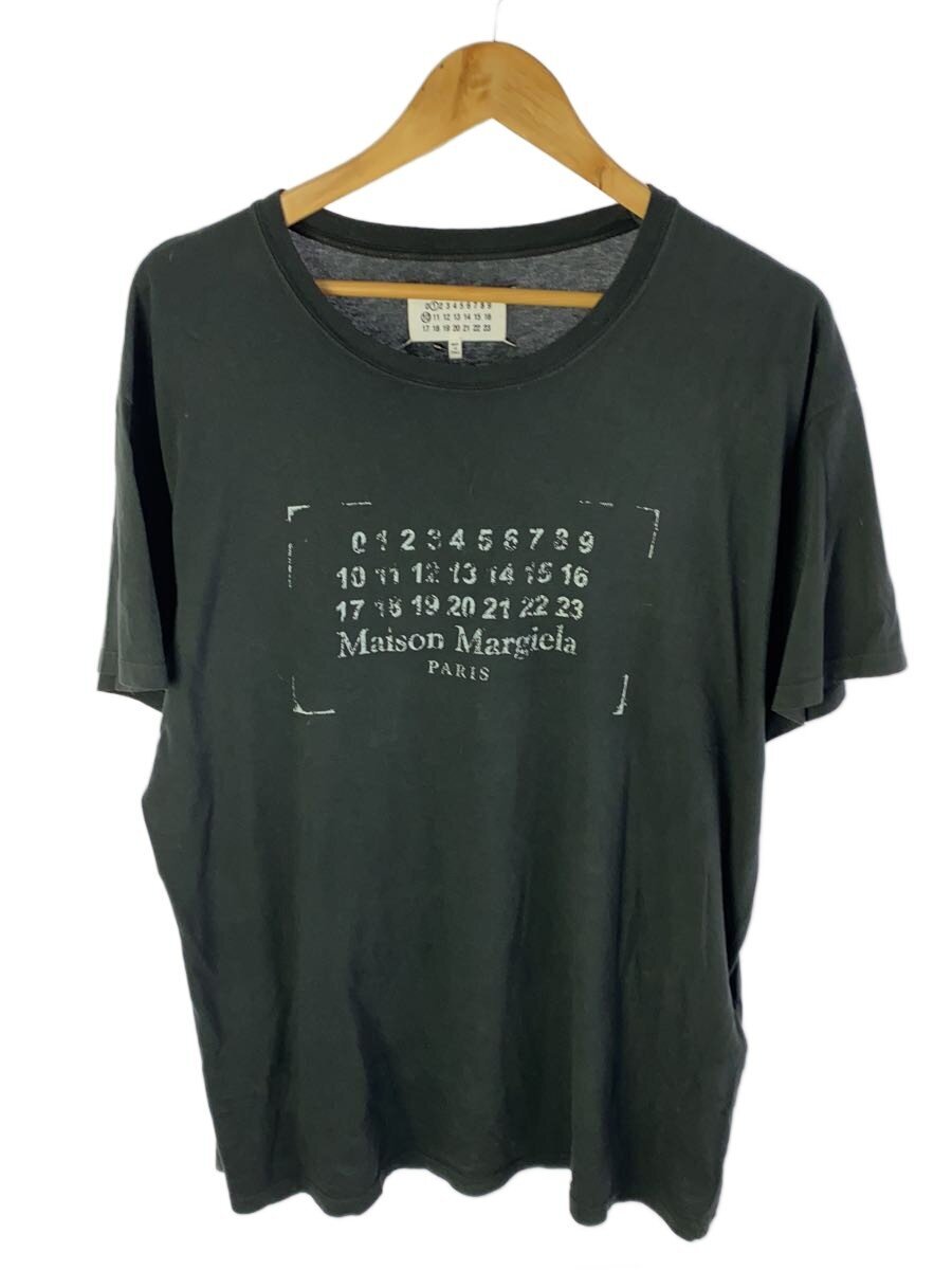 【中古】Maison Margiela◆25SS/消し印ロゴタイププルオーバー/L/綿織物/BLK/S51GC0534 S24575/汚れた状態有/? NULL ?【メンズウェア】