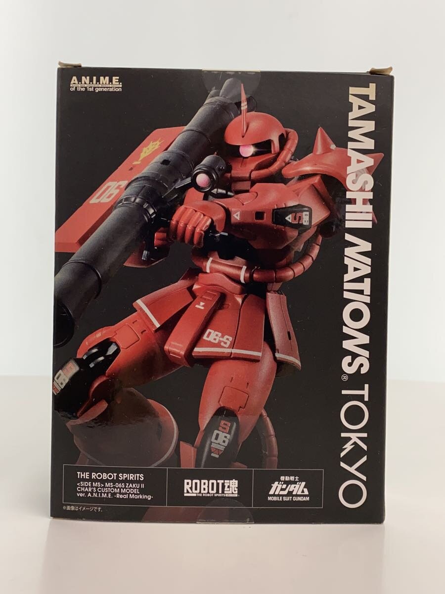 【中古】BANDAI SPIRITS◆フィギュア/コミック&アニメ/MS-06S/シャア専用ザク/リアルマーキングVer【ホビー】