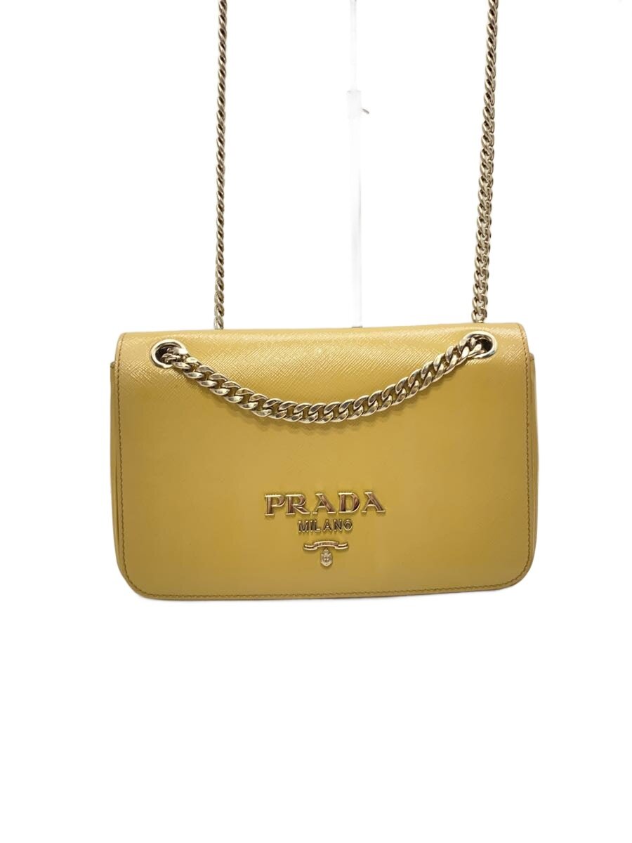 【中古】PRADA◆ショルダーバッグ/レザー/BEG/1bd147【バッグ】｜2ｎｄ STREET 店