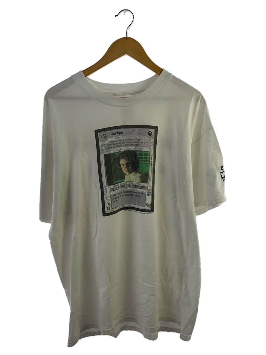 【中古】starwars◆Tシャツ/--/--/ホワイト/90s/Leia Organa/背タグ欠損//【メンズウェア】|2nd STREET 店