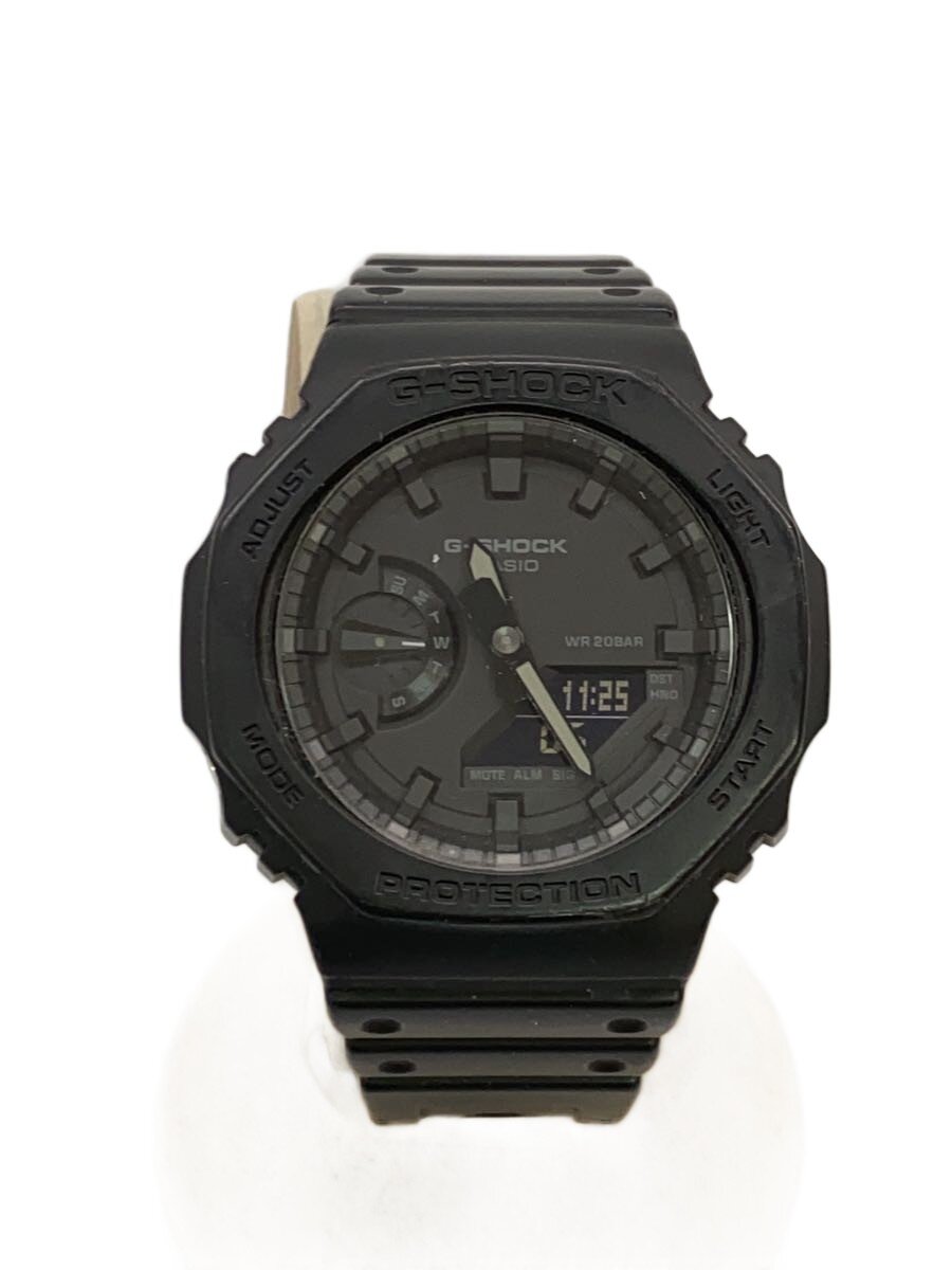 【中古】CASIO◆石英ウォッチ・G-SHOCK/デジアナ/思われ人/BLK/BLK//【服飾雑貨他】