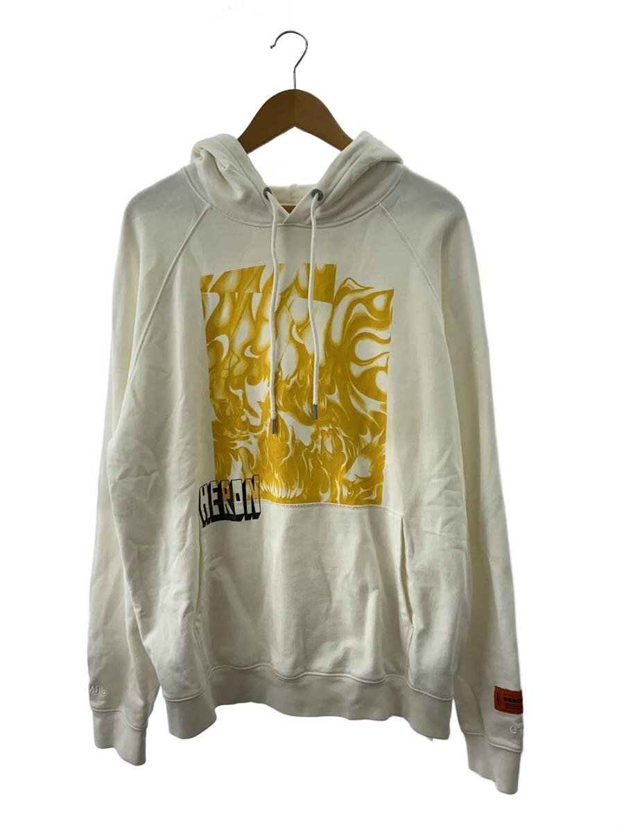 【中古】HERON PRESTON◆パーカー/M/綿織物/CRM/HMBB001S20809020【メンズウェア】