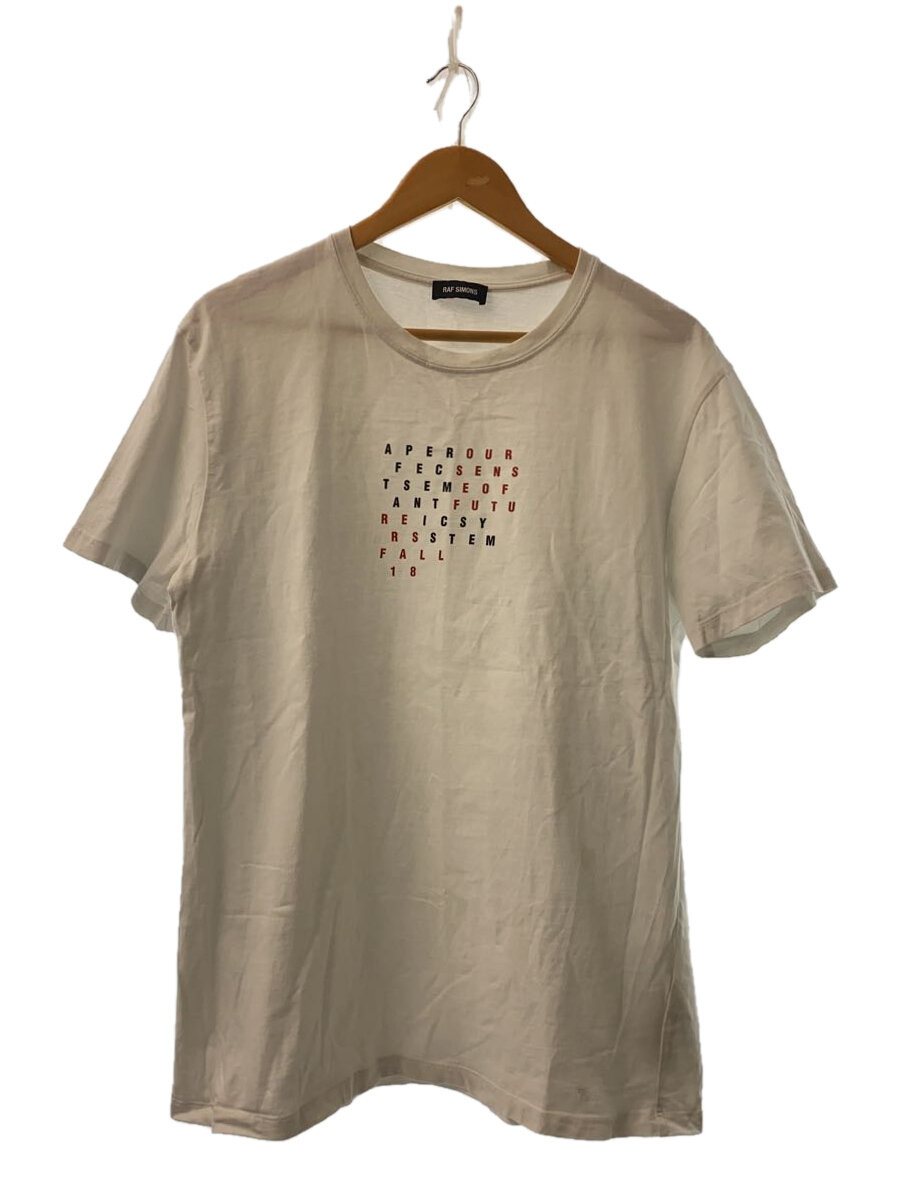 【中古】RAF SIMONS◆Tシャツ/L/コットン/WHT/19000-00010【メンズウェア】｜2ｎｄ STREET 店