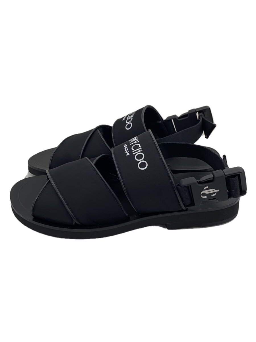 【中古】JIMMY CHOO◆JUDE SANDAL/M/サンダル/40/BLK/137759【シューズ】