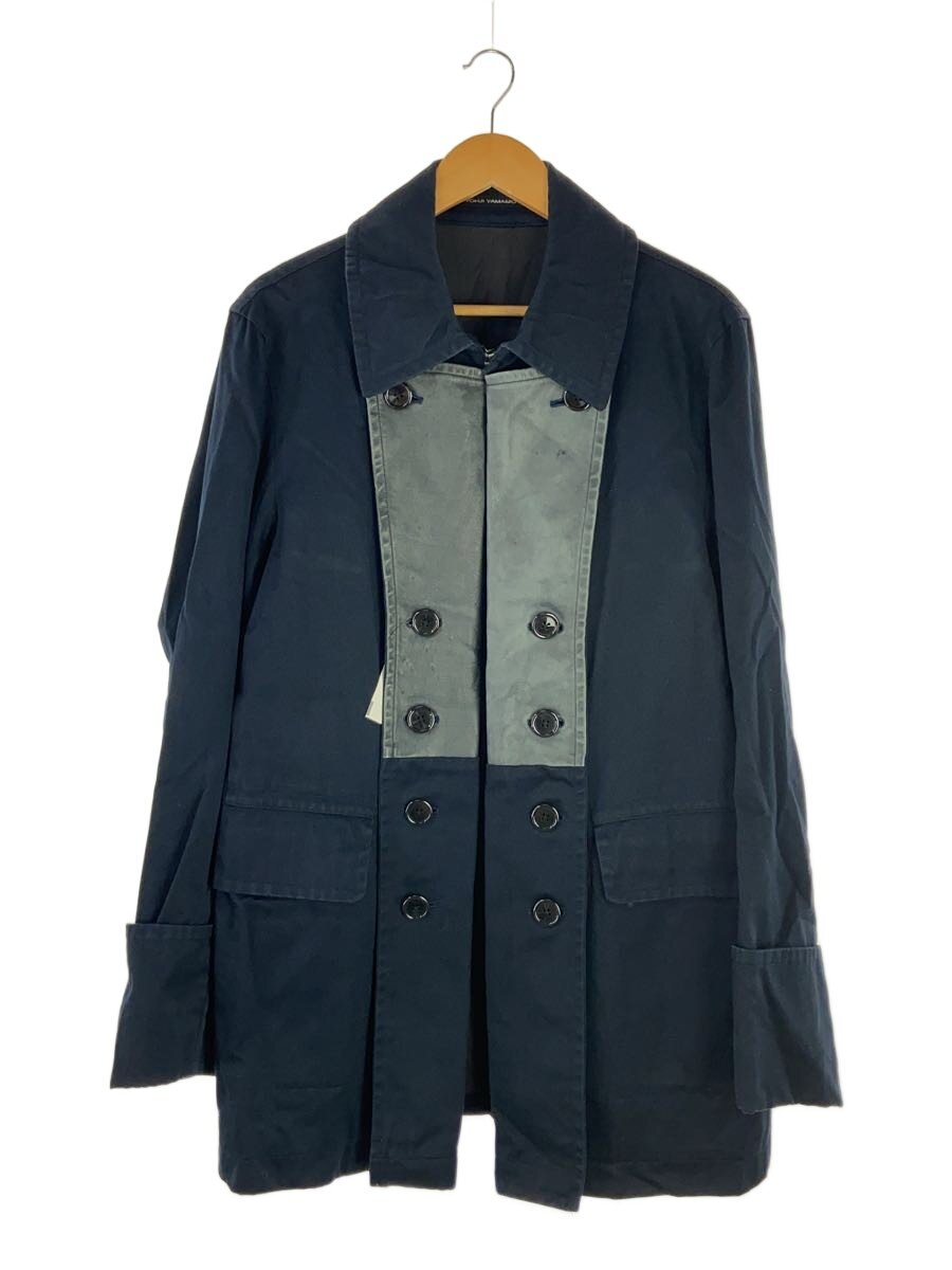 【中古】Y’s for men◆03AW/pimp期/リバーシブルコート/4/綿織物/米国海軍/MU-C04-001/演芸会天下太平【メンズウェア】